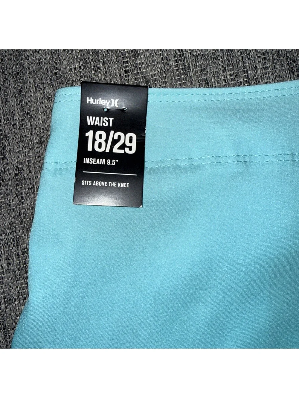 Hurley Boys XL Fits Adult Small 4-Way Stretch Hybrid Shorts Mint Candy New